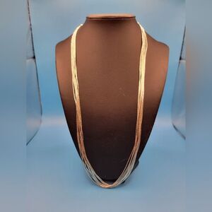 New Liquid Sterling silver JTV Multi-Strand Necklace